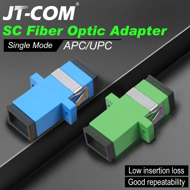 Pcs Sc Fiber Optic Connector Adapter