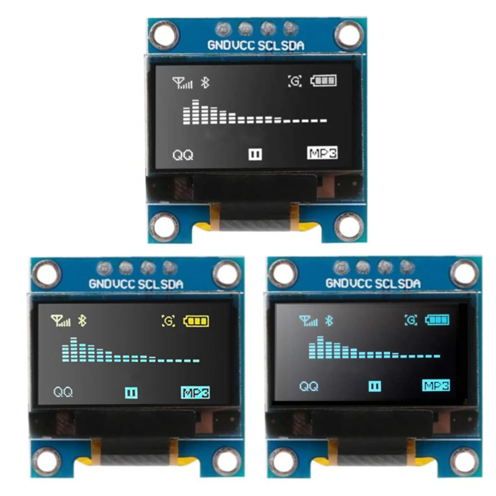 Купить Алиэкспресс Original 0 96 inch oled IIC Serial White OLED