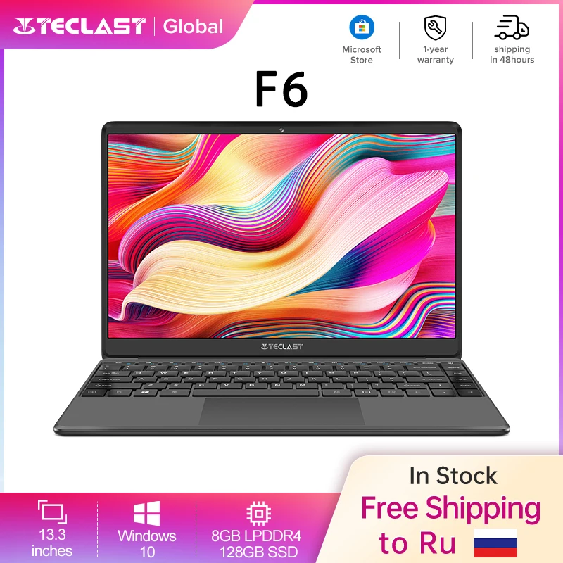 Купить Ноутбуки Teclast F6 Laptop 13 3 Inch FHD IPS 1920x1080 Intel