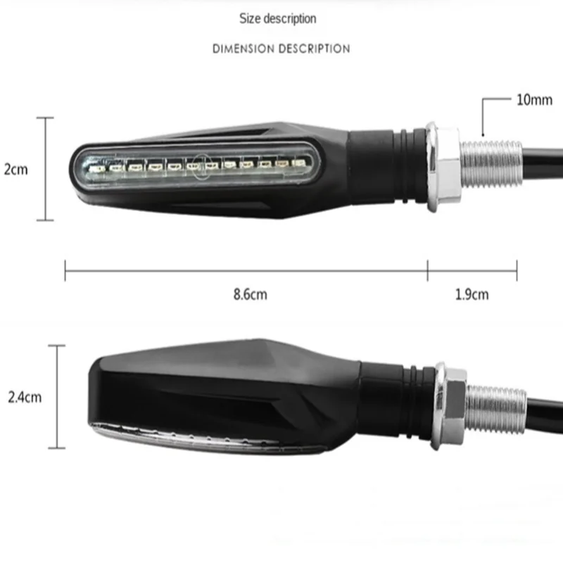 Universal Motorcycle Turn Signal Light Built Relay