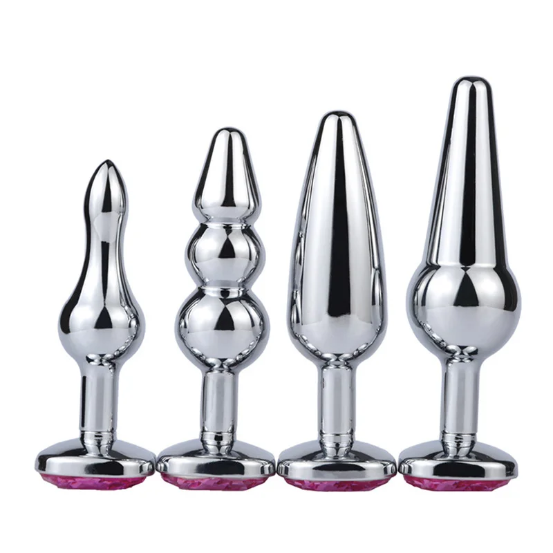 Купить Секс товары Sex Metal Anal Plug Stainless Smooth Steel Ass