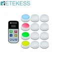 Retekess TM102 Wireless Quiz Answer Game Buzzer System 3 Answer Modes 4 Color States For Competition Game Show Family Party Game