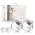 Wearable Breast Pump Hands Free Electric Single Breast Cup 8oz