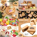 24pcs Mini Kraft Boxes With Clear Window , Perfect for Soap Pieceaging, Handmade Soaps, Candies & Baked Goods, With Sticker preview-4