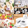 24pcs Mini Kraft Boxes With Clear Window , Perfect for Soap Pieceaging, Handmade Soaps, Candies & Baked Goods, With Sticker preview-3