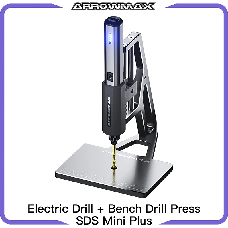 Купить Алиэкспресс | ARROWMAX Mini Electric Drill With Bench Drill ...