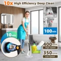 Electric Cleaning Brush Multifunctional Electric Spin Scrubber Adjustable And Retractable Handle Smart Electric Cleaning Brush preview-1