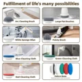 Electric Cleaning Brush Multifunctional Electric Spin Scrubber Adjustable And Retractable Handle Smart Electric Cleaning Brush preview-5