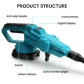 Car Wash Gun Wireless High Pressure Spray Nozzle Washer Cleaner Auto Home Cleaning Water Gun Lithium Battery Car Washing Machine preview-2