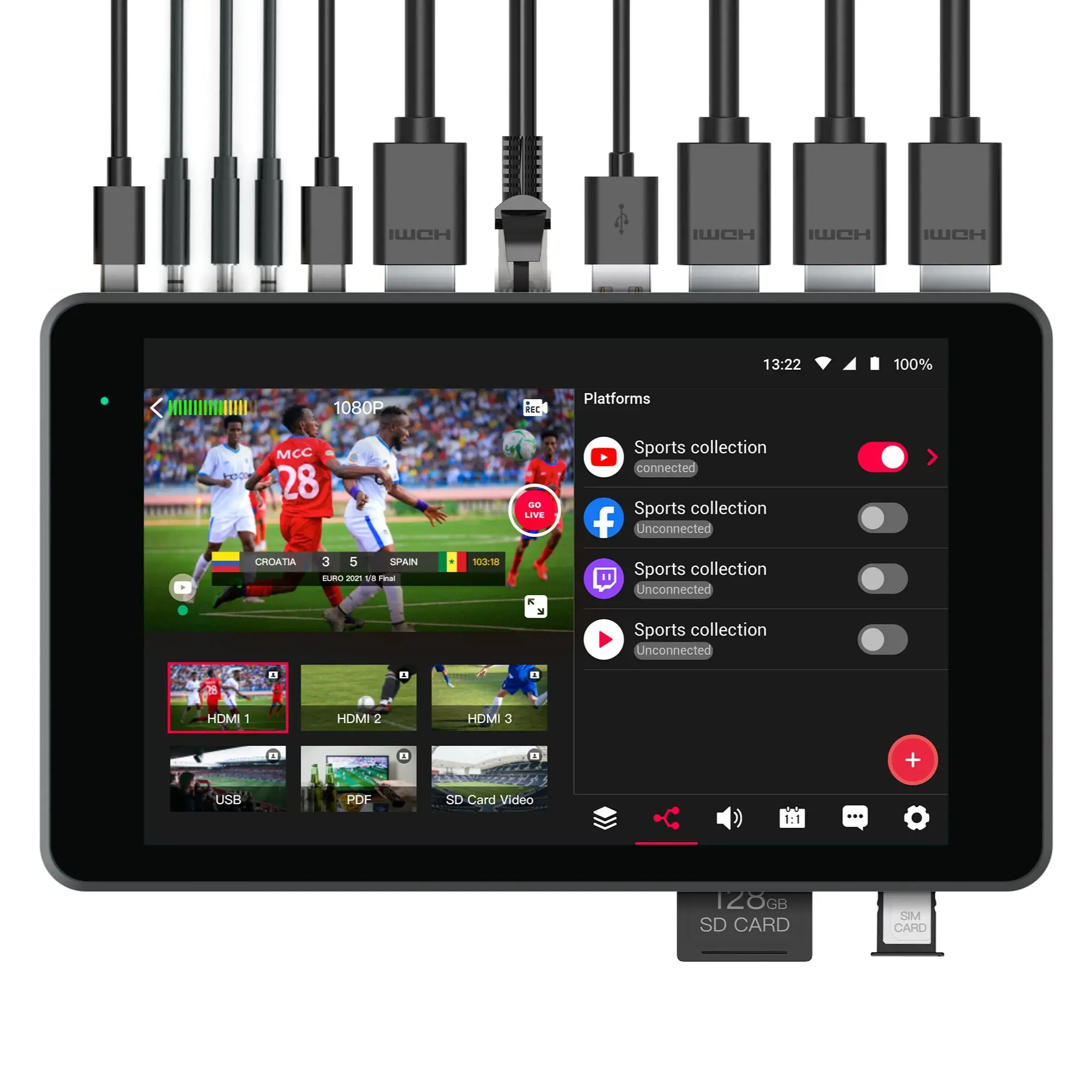 YOLOLIV YoloBox Pro The Ultimate All-In-One Multi-Cam Live Streaming & Switching System