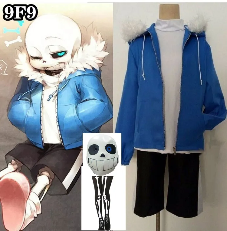 XTALE cross sans Undertale Cosplay Costume Halloween Party Outfit