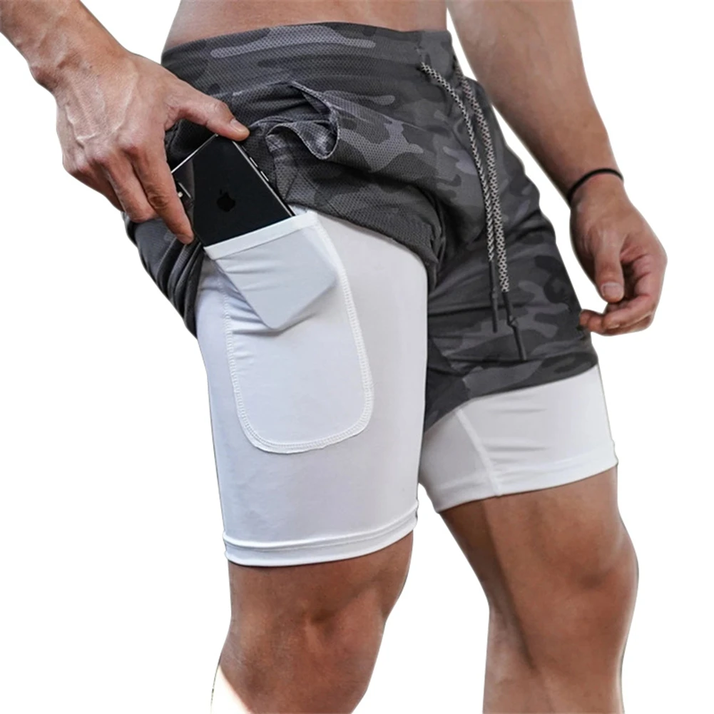 mens 2 in 1 sports shorts