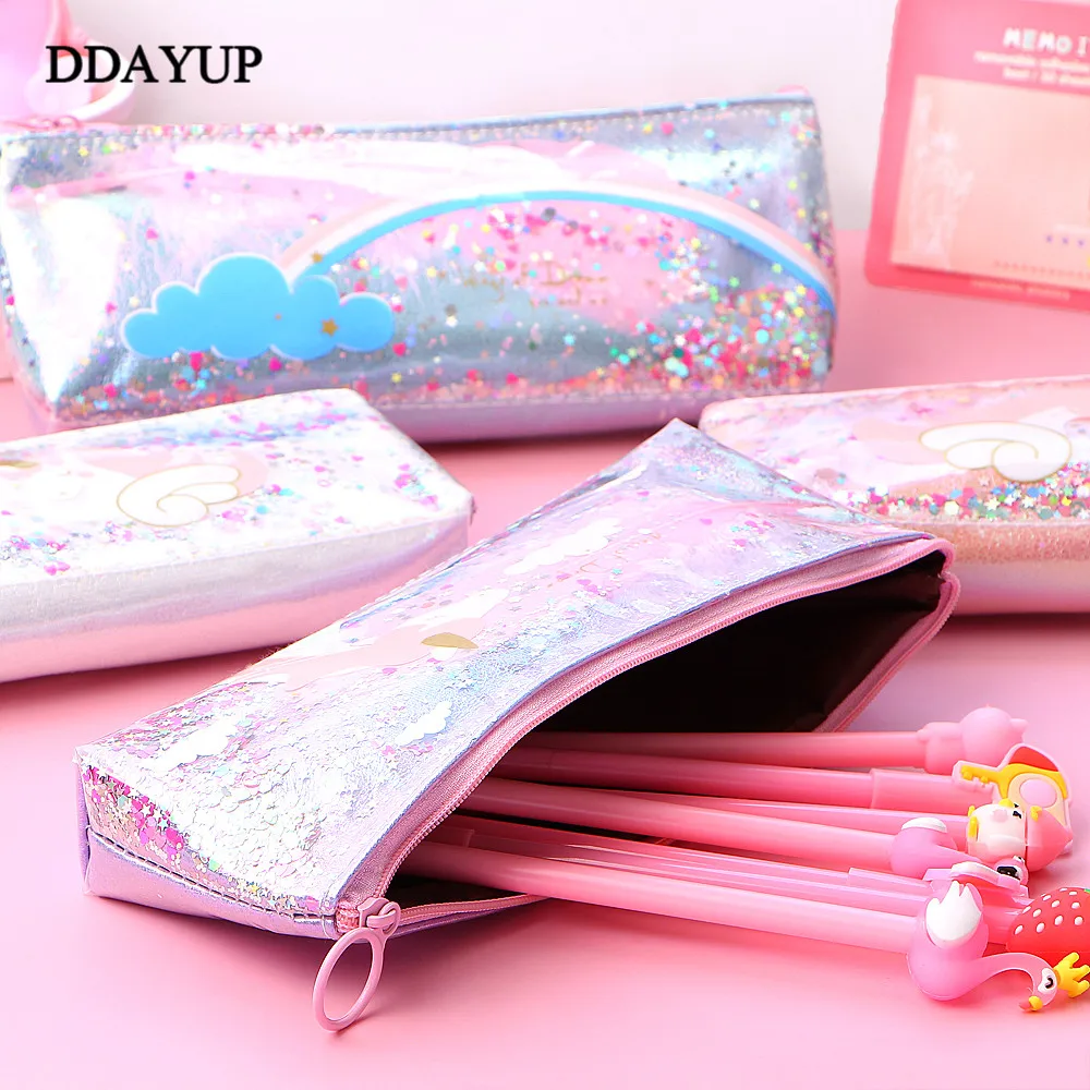 Pencil Case Kawaii Korean Stationery Pencil Pouch Large Capacity