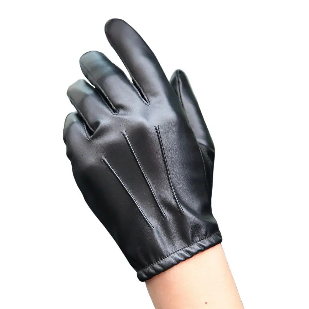 mens slim leather gloves