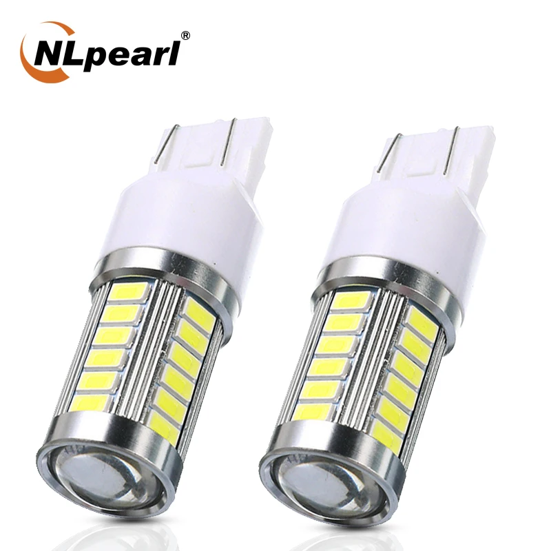 NLpearl 2x Car Signal Lamp 7440 Led Bulb 3030 24SMD T20 7443 Led W21W  W21/5W 12V Auto Turn Signal Light Reverse Rear Lamps