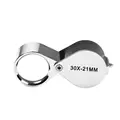 Metal Jewelry Magnifying Glass Jewelers Eye Tool Jewellery Folding Lovely Jewllery Magnifier Glasses 30X Magnification Metal preview-4