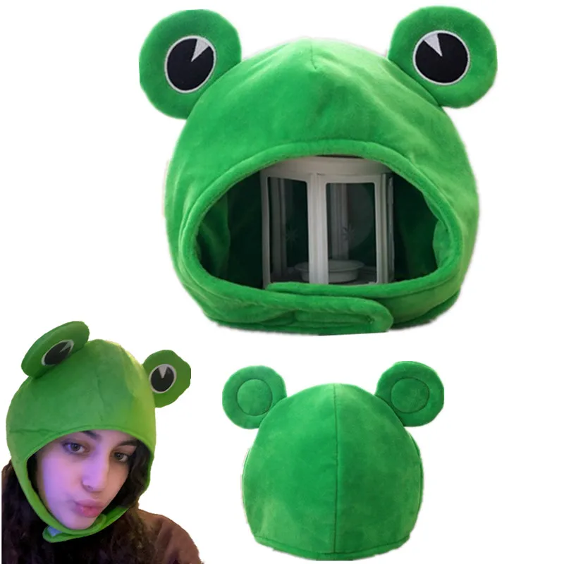 anime frog hat