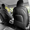 For Tesla Model 3 model Y Seat Back Car Anti Kick Pad Protector Interior Child Anti Dirty Leather Styling Accessories Decoration preview-2
