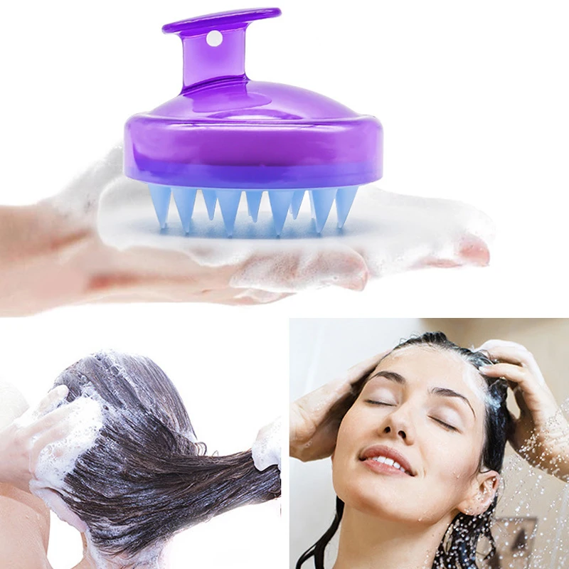 Silicone Shampoo Hair Wash Brush Hair Scalp Massage Brush Head Anti  Dandruff Haircare Massager Someday Silicone Comb Brush Scalp Massager Bath  And Shampoo: Buy Online At Best Prices In Pakistan | Washing