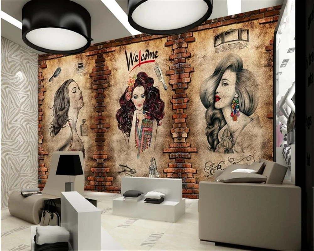 Mystic Walls MWZ3634 Barber Shop Girls Fashion Parlour HD 3D Wallpaper for Salon  Parlour[4 ft x 3 ft] / [122 cm x 91 cm] : Amazon.in: Home Improvement