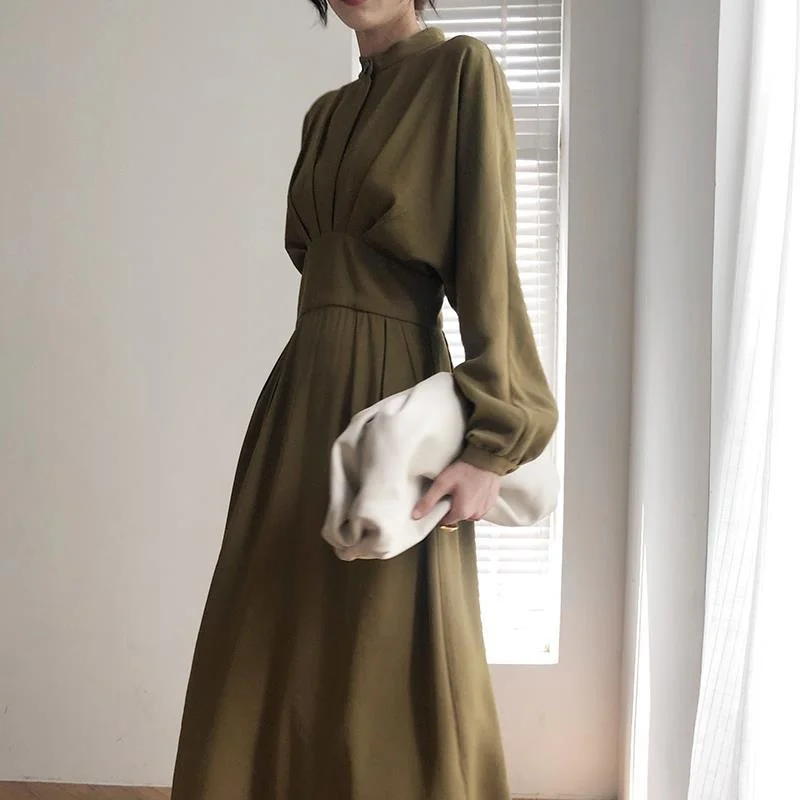 Vintage Long Sleeve Elegant Autumn 