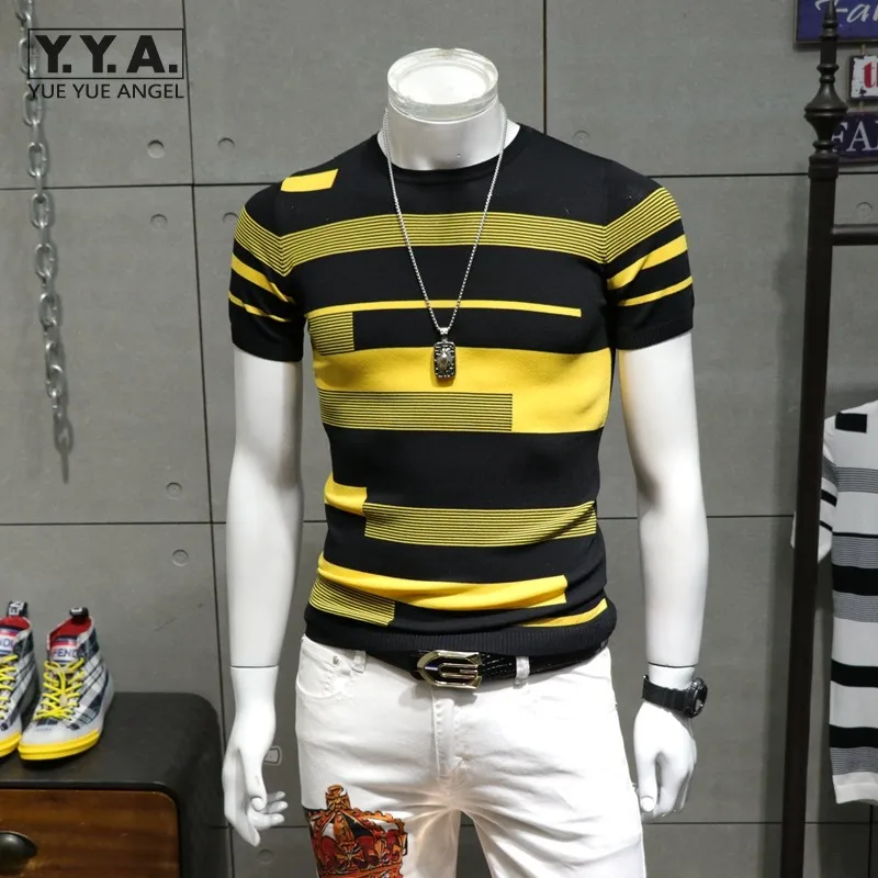 Summer Mens Knitting Pullovers Smart 