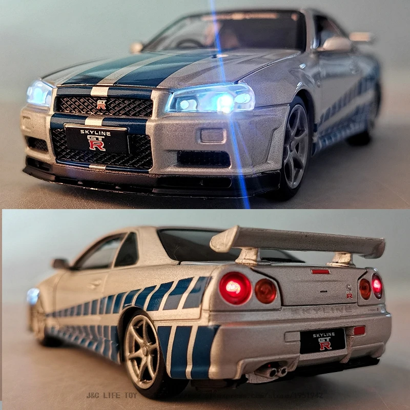 gtr r34 toy car