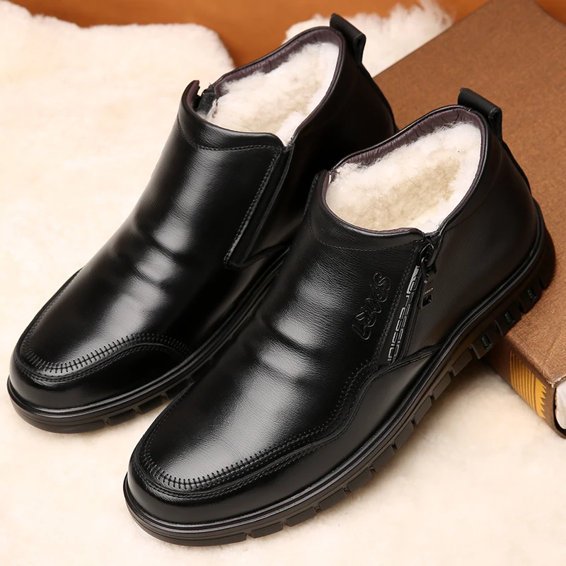 men's side zip shoes