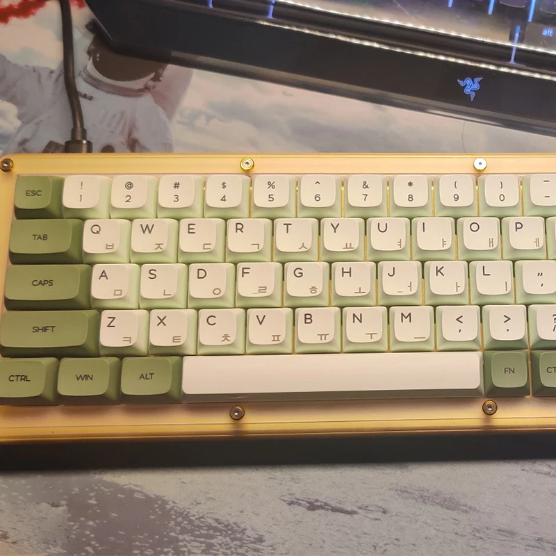 matcha pbt keycaps