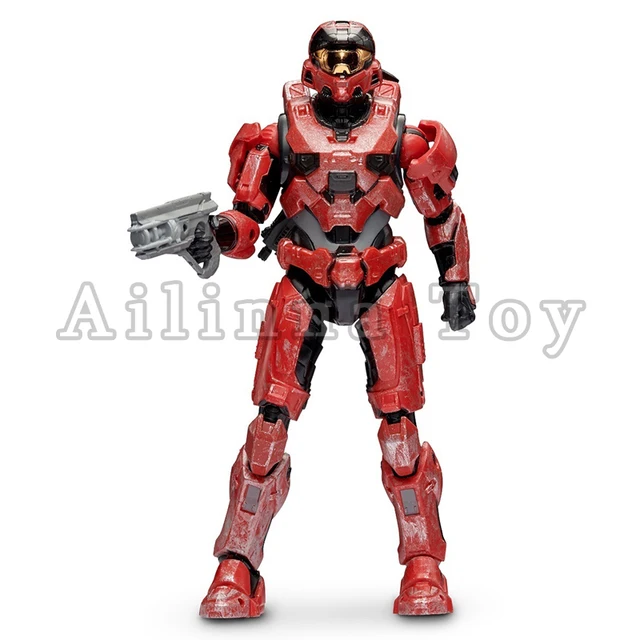 halo red spartan mark vii the spartan collection action figure