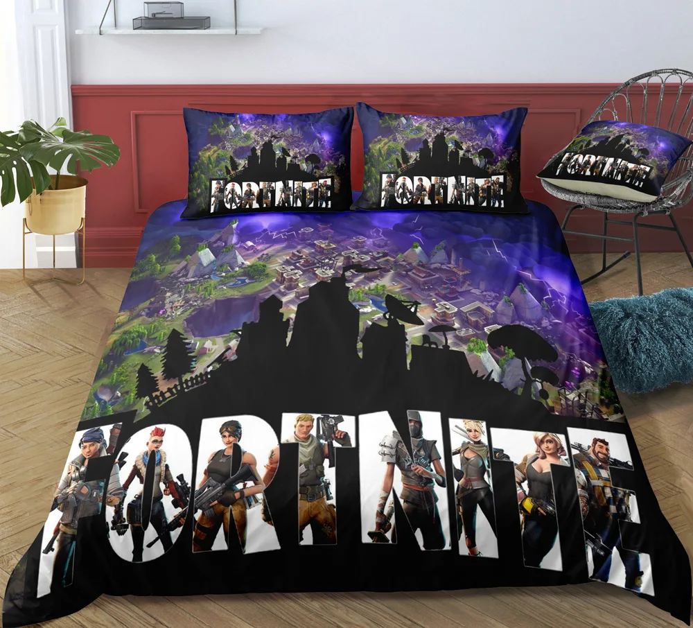 Fortnite Bedding Sets Quilt Duvet Cover 