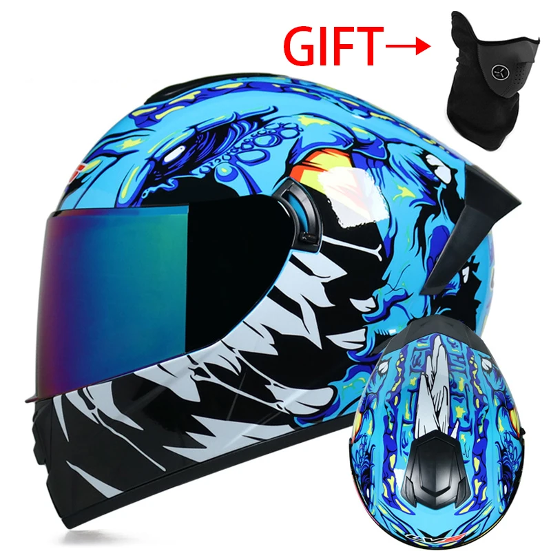 metal flake full face motorcycle helmet