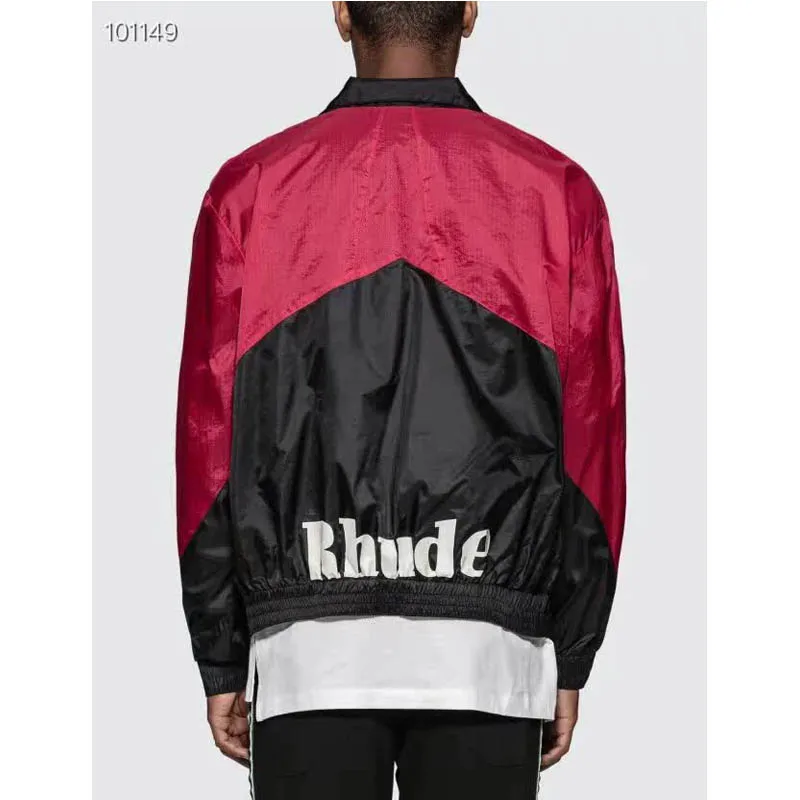 rhude flight jacket