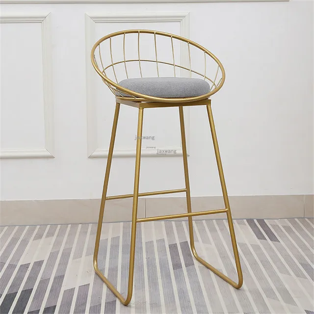 gold wire bar chairs