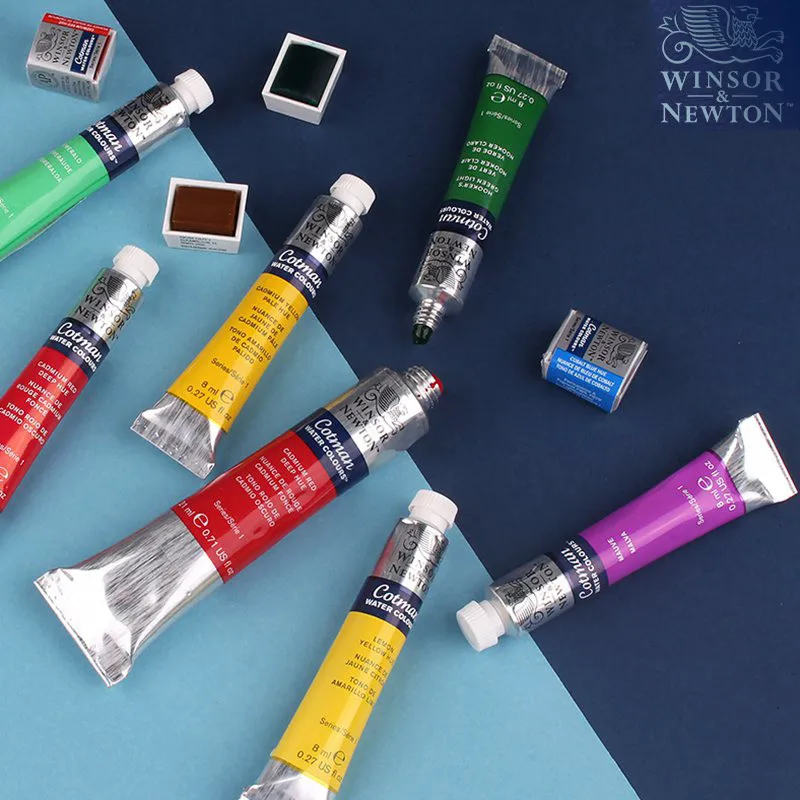 Original WINSOR & NEWTON artist watercolor paint professional