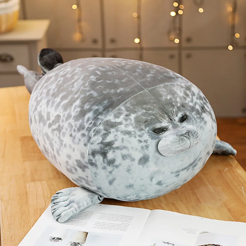 20-80cm Huge Cute Sea Lion Plush Toys Soft Seal Plush Stuffed Sleep Dolls Simulated 3D Novelty Throw Pillows Gift for Children preview-7