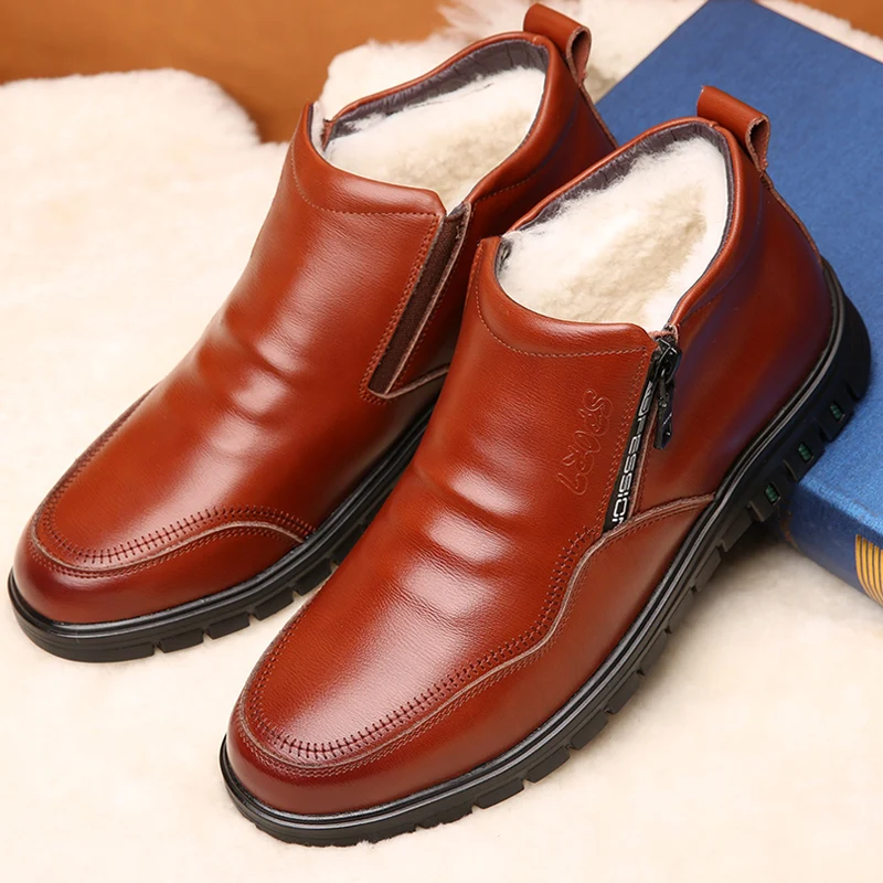 men's side zip shoes