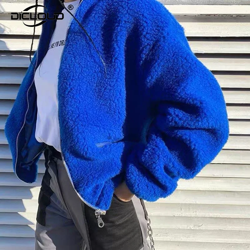 Oversized Batwing Jacket Warm Overcoat