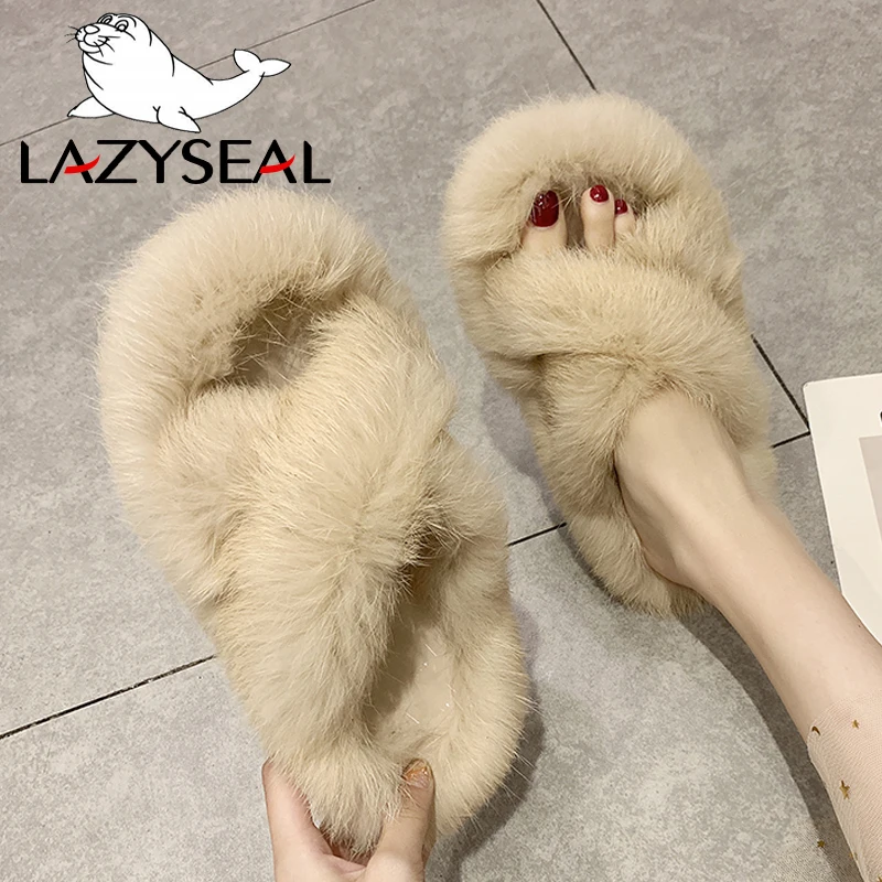 Rabbit fur shoes Clearance