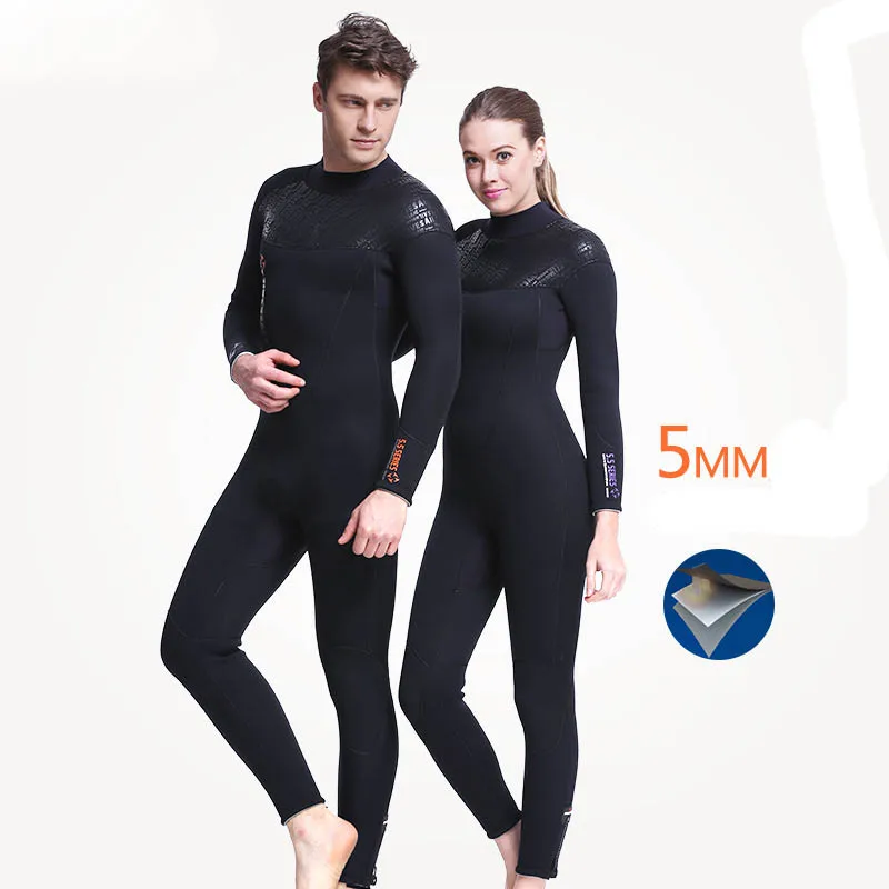 Wetsuit Men Scuba Diving Thermal Warm Wetsuits Swimming Body Full
