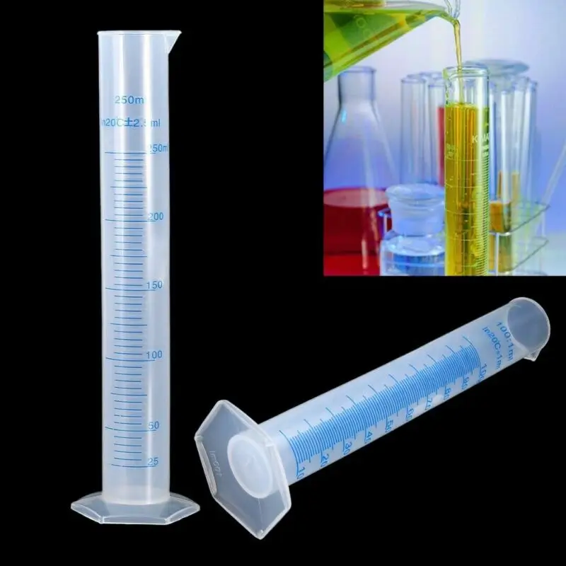 100/250ml Plastic Test Jar Tube For Beer Wine Making Hydrometer Homebrew-animated-img