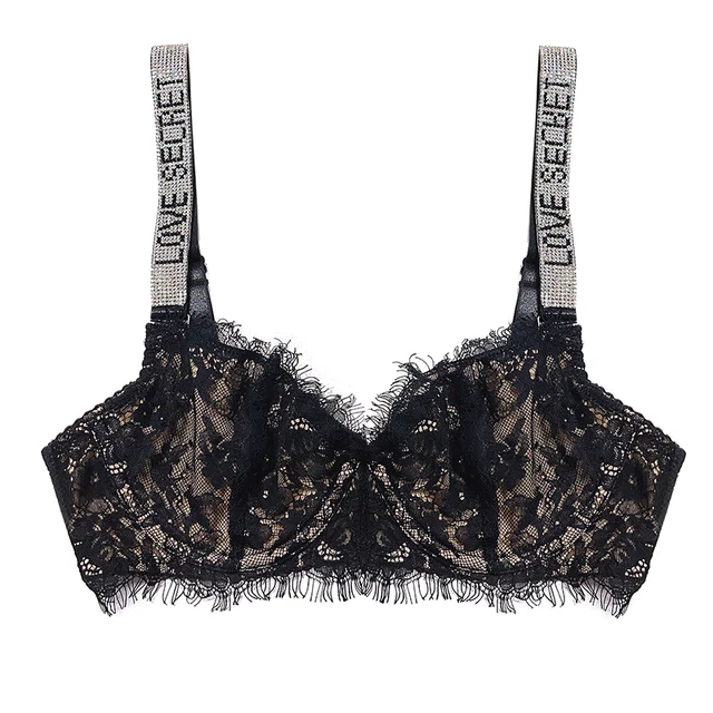 lace bras black