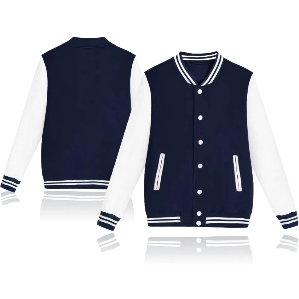 blue baseball jacket womens