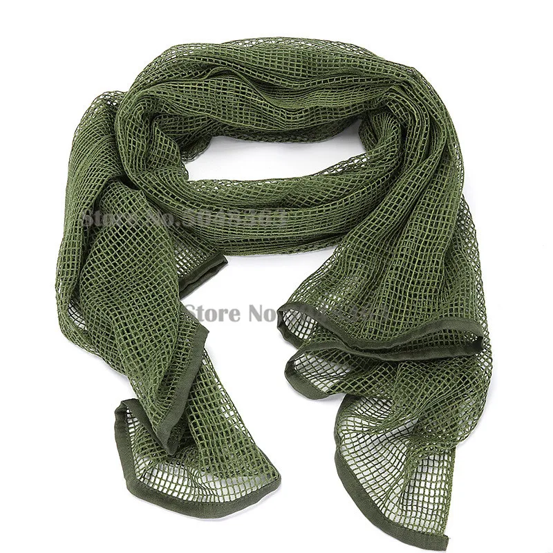 Men Scarves Arab Tactical Desert KeffIyeh Net Cloth Scarf Shawl Cotton Blend Face Mask Scarves Sniper Face Veil-animated-img