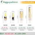 =(K)= 10PCS/LOT COB LED G9 E14 G4 Lamp Dimmable bulb 3w 5w 7w 9w DC 12V AC 220V Bulb G9 LED G4 COB Lamp Spotlight Chandelier preview-4