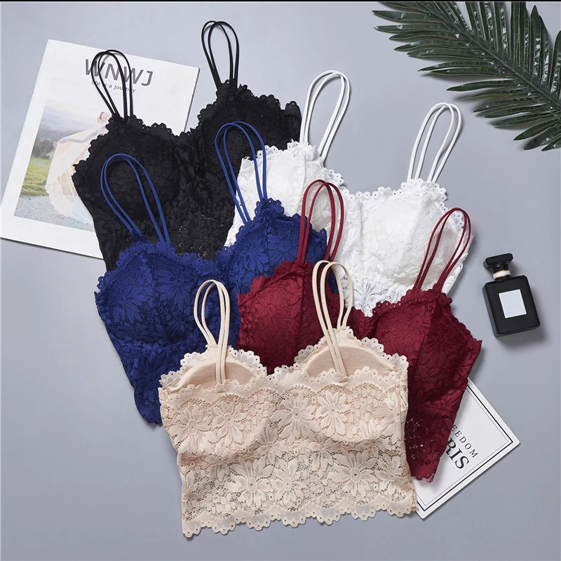 Αγορά Γυναικεία οικειότητα  Underwear Tube Top Bralette Bra Sexy Woman bh  Clothes Large Plus Size Erotic Lingerie Female Push up Seamless Bra Without  Bones