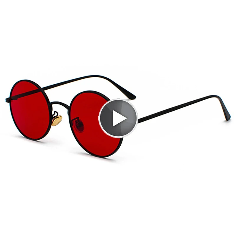 red hippie sunglasses