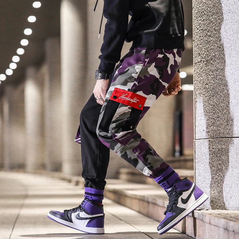 Fashion Streetwear Men Jeans Loose Fit 
