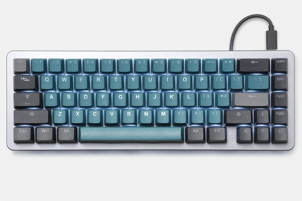 deep forest blue keycaps