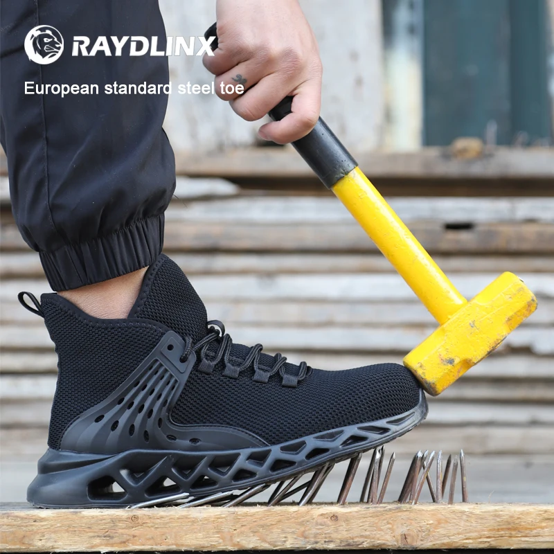 RAYDLINX Work Steel Toe Shoes Safety 